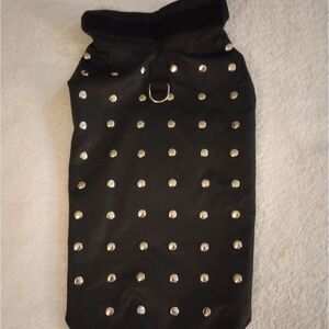 🆕🐕‍🦺Studded Pet Jacket - Moto Style, Goth Style, Sz L